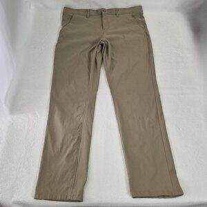 Weatherproof Vintage Mens Chino Pants 40x32 Regular Fit Beige Performance Slacks
